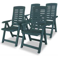Stolar 4pack Utemöbler vidaXL 275069 4-pack Trädgårdsmatstol, Positionsstol