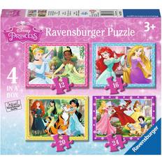 Jigsaw Puzzles Ravensburger Disney Princess 4 in a Box 72 Pieces