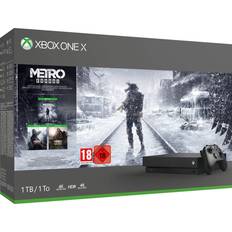 Dolby TrueHD Consoles de jeu Microsoft Xbox One X 1TB - Metro Saga Bundle