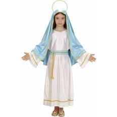 Widmann Costume Da Maria Per Bambina Natale Taglia: Anni (116 Cm)