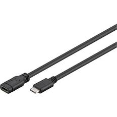 Mies - Nainen - USB C-USB C Kaapelit MicroConnect USB C-USB C M-F 3.1