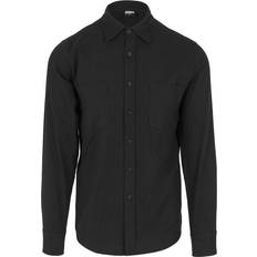 Flanellen overhemd - Zwart Overhemden Urban Classics Classic Flanell Shirt - Black