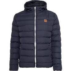 Urban Classics Basic Bubble Jacket - Navy/White/Navy