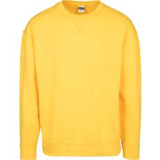 Urban Classics Oversized Open Edge Crewneck - Chrome Yellow