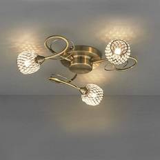 Lighting Endon Aherne Ceiling Flush Light 42.5cm