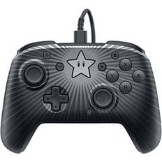 Game Controllers PDP Nintendo Switch Faceoff Wired Pro Controller - Star Mario