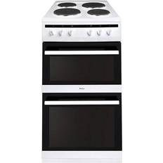 50cm - Convection/ Fan Oven Cast Iron Cookers Amica AFS5500WH White