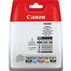 Cli 580 canon Canon Multipack Pgi-580 PGBK/CLI-581 /Cyan/Magenta/Yellow