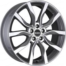 21" Bilfelger Mak Highlands Silver 9.5x21 5/120 ET49 CB72.6