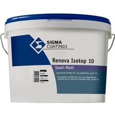 Sigma renova isotop maling Sigma Coatings Renova Isotop 10 Vægmaling, Loftmaling Hvid 10L