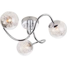 Indoor Lighting Ceiling Flush Lights Endon Auria Ceiling Flush Light ∅ 46cm