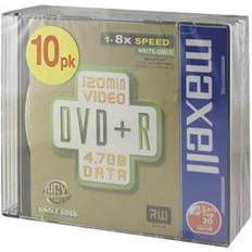 Almacenamiento Óptico Maxell DVD R 4.7GB 8x SlimCase 10pk 4,7 GB 10 pieza(s)