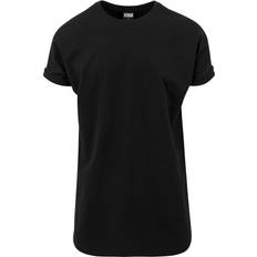 Urban Classics Long Shaped Turnup T-shirt - Black