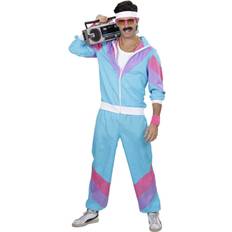 Widmann Adult’s 80s Tracksuit Costume