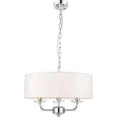 Crystal Pendant Lamps Endon Nixon Brass Pendant Lamp 45cm