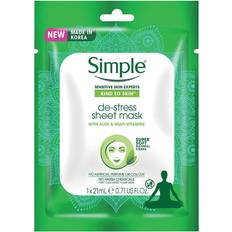 Simple Gezichtsverzorging Simple Kind to Skin De-Stress Sheet Mask