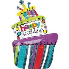 Amscan Foil Ballon SuperShape Funky Birthday Cake