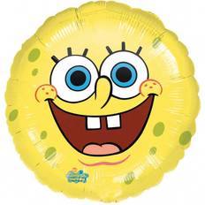 Multicolor Globos de Papel de Aluminio Amscan Foil Ballon Standard SpongeBob Smiles