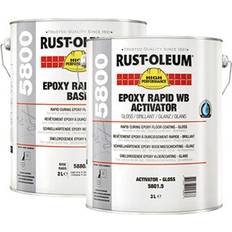 Ronseal Floor Paints - White Ronseal 5800 Epoxy Rapid WB Floor Paint White 5L