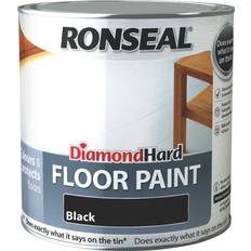 Ronseal Black - Indoor Use Paint Ronseal Diamond Hard Floor Paint Black 2.5L