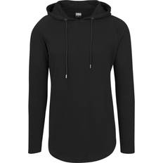 Urban Classics Long Shaped Terry Hoodie - Black