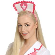 Wit Hoeden Folat Tiara Roze Verpleegsters cap