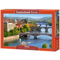 Castorland Klassiska pussel Castorland View of Bridges in Prague 500 Bitar