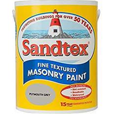 Sandtex 5l Sandtex Fine Textured Masonry Concrete Paint Plymouth Grey 5L