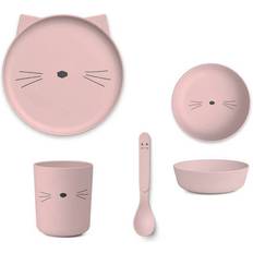 Liewood Bamboo Tableware Box Set Cat