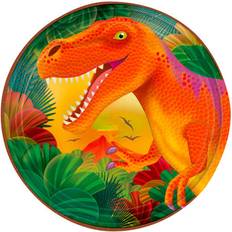 Animal Disposable Plates Amscan Plates Prehistoric Party 8-pack