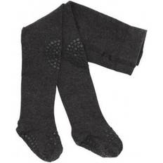 6-9M Strømpebukser Go Baby Go Crawling Tights - Dark Grey Melange