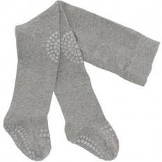 1-3M Undertøy Go Baby Go Crawling Tights Organic Cotton - Grey Melange