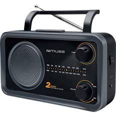 Muse M-06DS Radio Portátil Analógica Negro