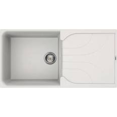 White Drainboard Sinks Reginox Ego 480 W (LGE48068)