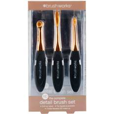 Brushworks HD Oval Brushes Detail Set 3-pack