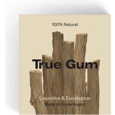 Chicles True Gum Chicles Regaliz Eucalipto Sin Plásticos 21g 20g