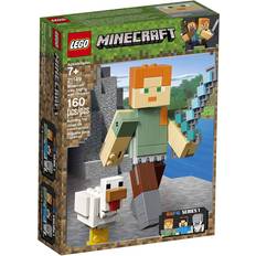 Lego minecraft alex LEGO Minecraft Stor Alex-Figur Med Høne 21149