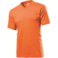 Classic V-Neck T-shirt - Orange