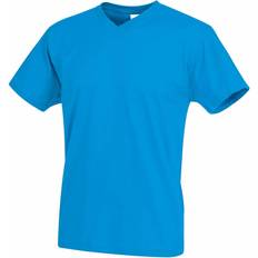 Classic V-Neck T-shirt - Ocean Blue