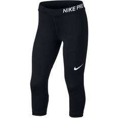 Nike Pro Capri Tights Kids - Black/Black/Black/White