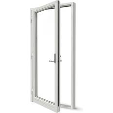 11.3 cm Sidohängda fönster NorDan Ntech Aluminium Sidohängt fönster 3-glasfönster 110x200cm