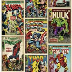 Black Wallpapers Graham & Brown Marvel Action Heroes (70-238)