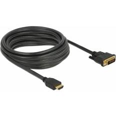 HDMI-DVI Kabler DeLock HDMI-DVI 5m