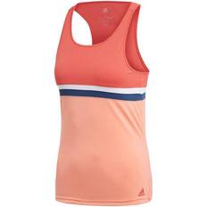 Dam - Orange - Tennis Överdelar adidas Muscle Club Tank Top Women - Trace Scarlet S18