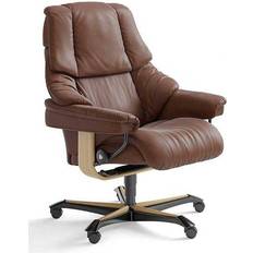 Ekornes Kontorsstolar Ekornes Stressless Reno Leather Kontorsstol 114.9cm