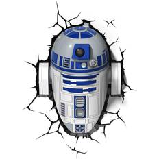 Blue Wall Lamps 3D Light FX R2-D2 Light Wall Lamp