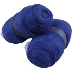 Langat ja Käsityötarvikkeet CChobby Carded Wool Royal Blue 2x100g