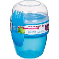 Blue Food Containers Sistema Snack Capsule To Go Food Container 0.515L