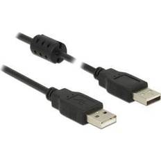 DeLock USB A-USB A 2.0 Ferrite Core 1.5m
