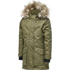 Hummel Dunjakker Børnetøj Hummel Selina Coat - Burnt Olive (201048-6713)